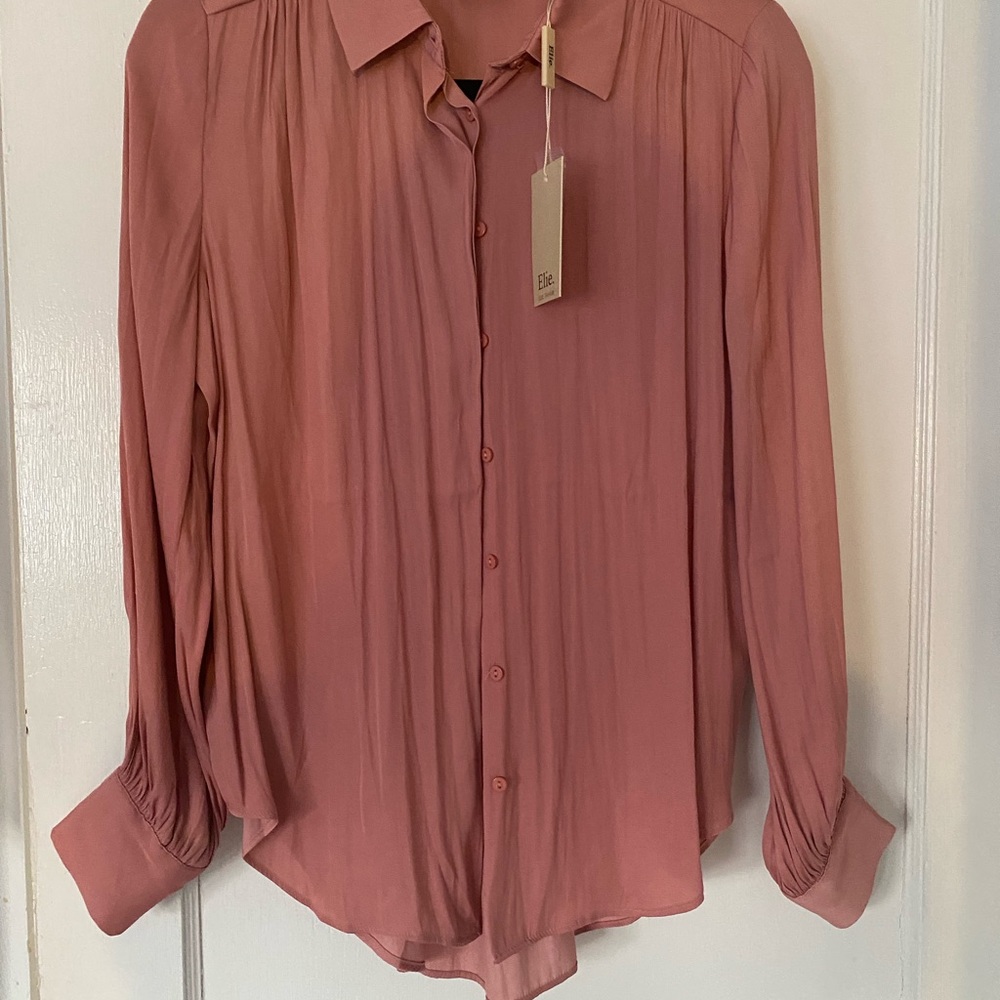 Elie Tahari Rose Button Down Shirt